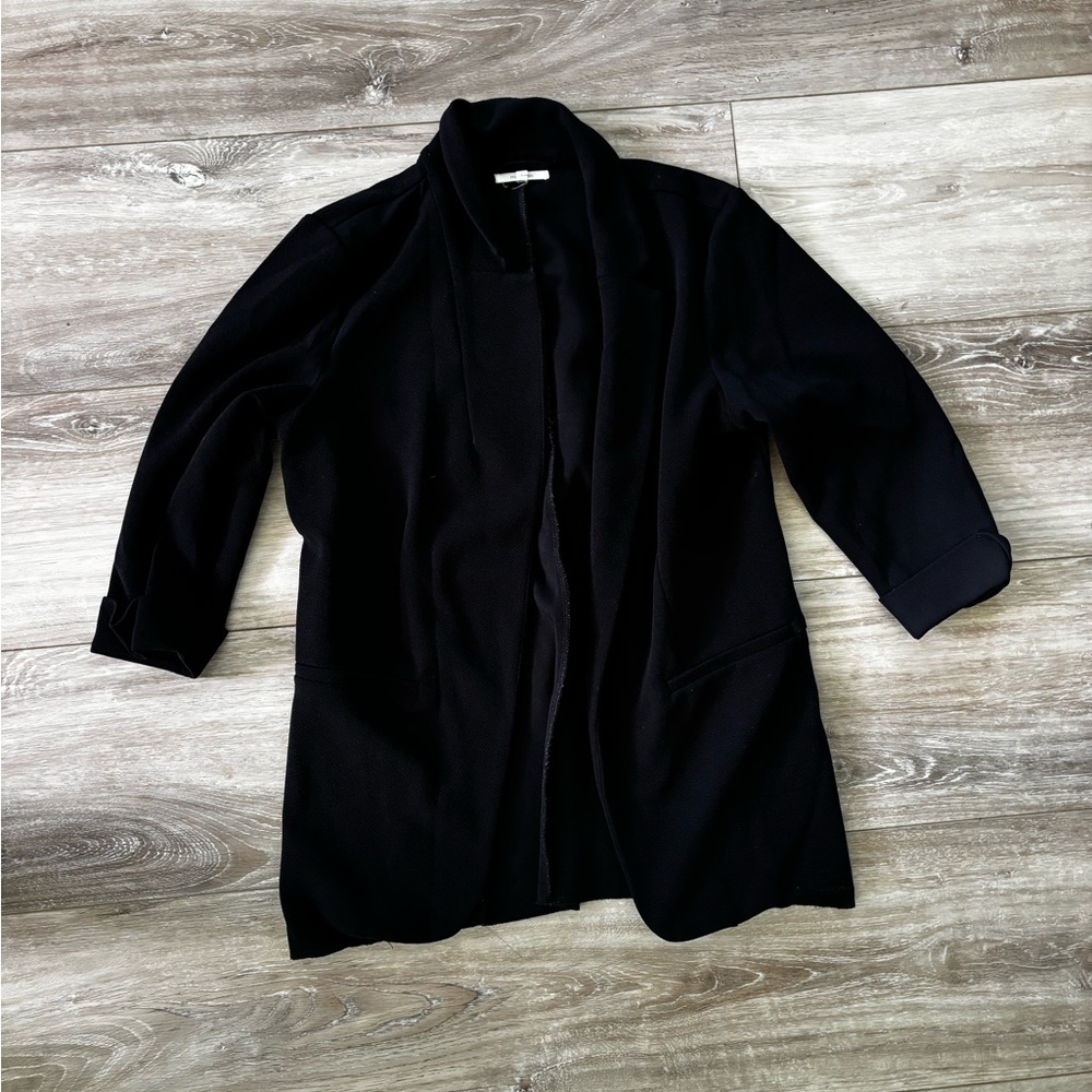 Maurices Classic Black Open-Front Blazer